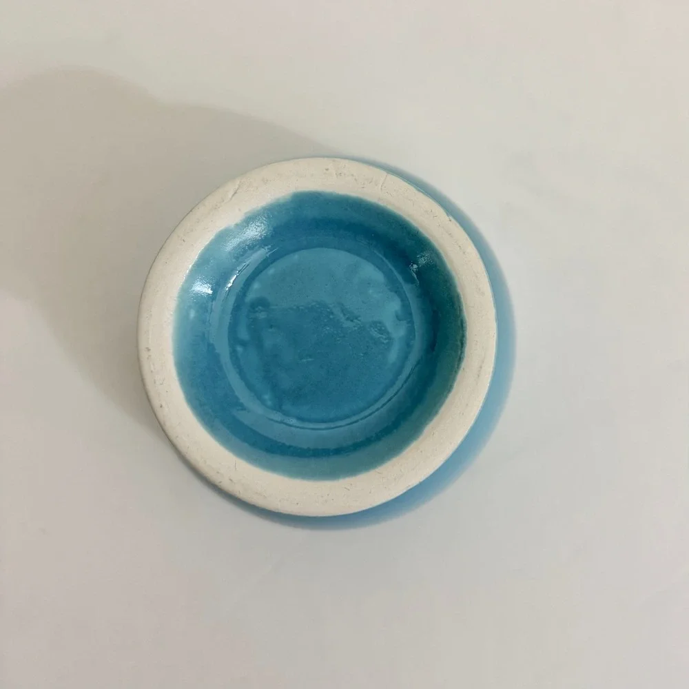 Vintage Homer Laughlin FIESTA Turquoise Egg Cup 3